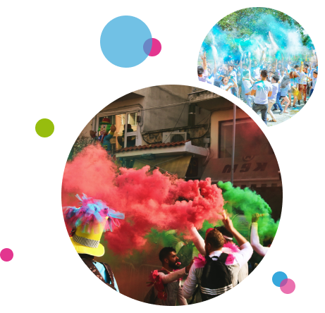 Holi Celebrations Graphic