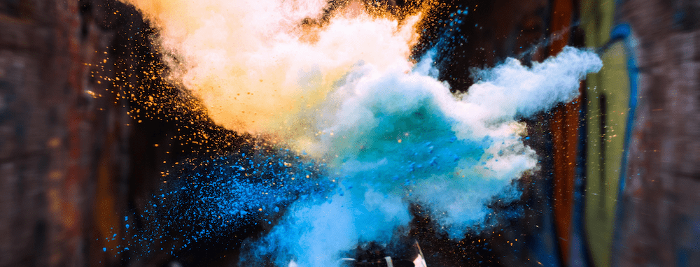 Tips for achieving colour powder photography