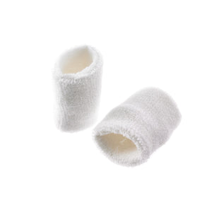 white stretch wristbands sports sweatbands