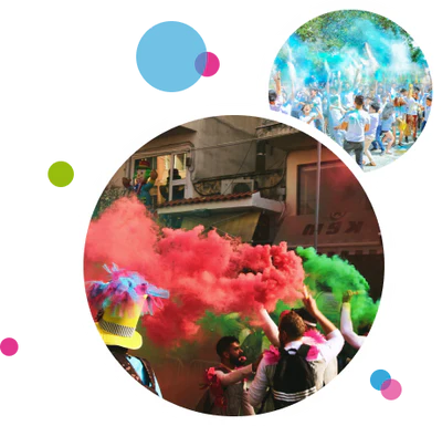 Holi Celebrations Graphic